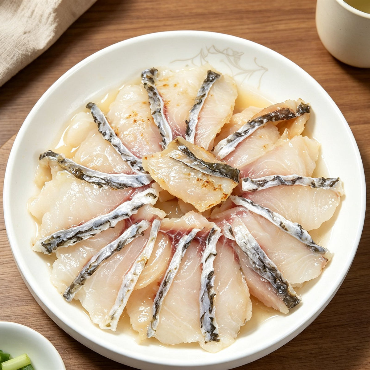 Fresh Crisp Grass Carp Slices