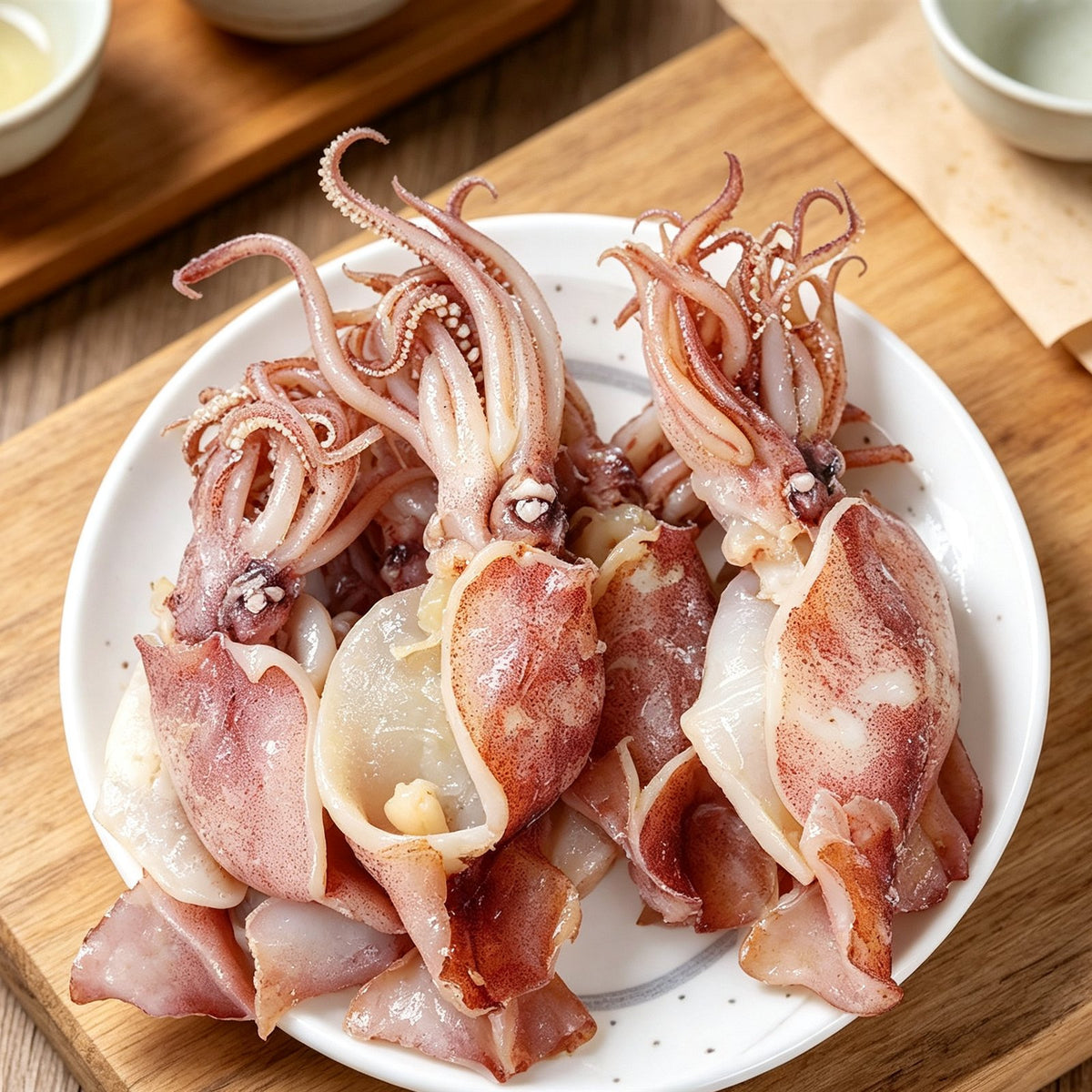 Premium Whole Fresh Baby Squid