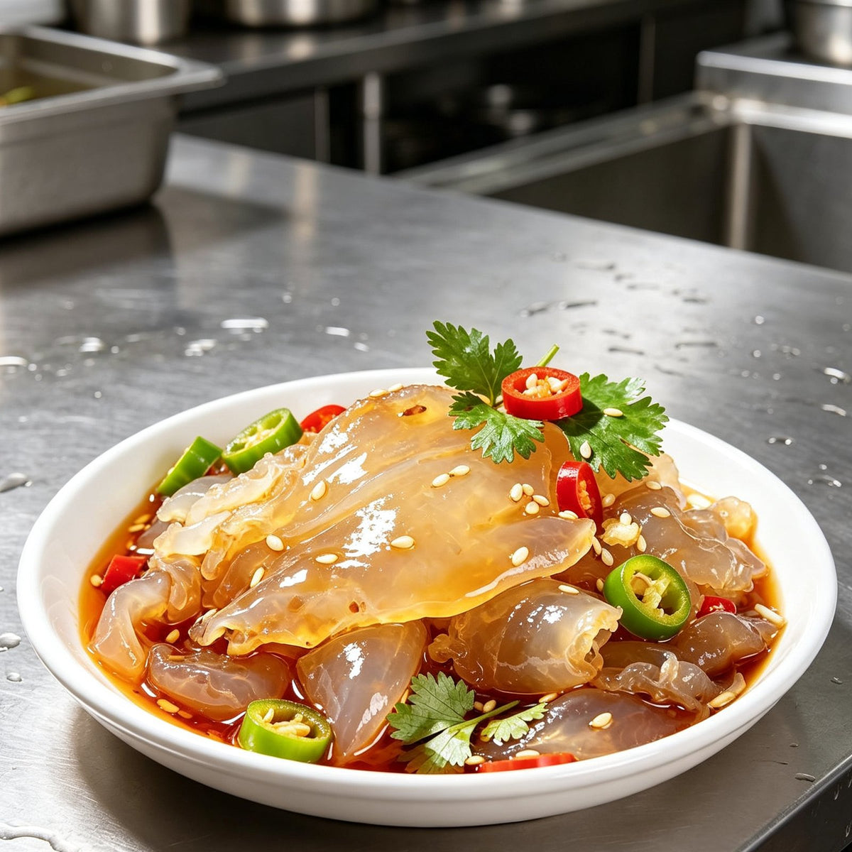 Marinated Jellyfish Salad with Sesame