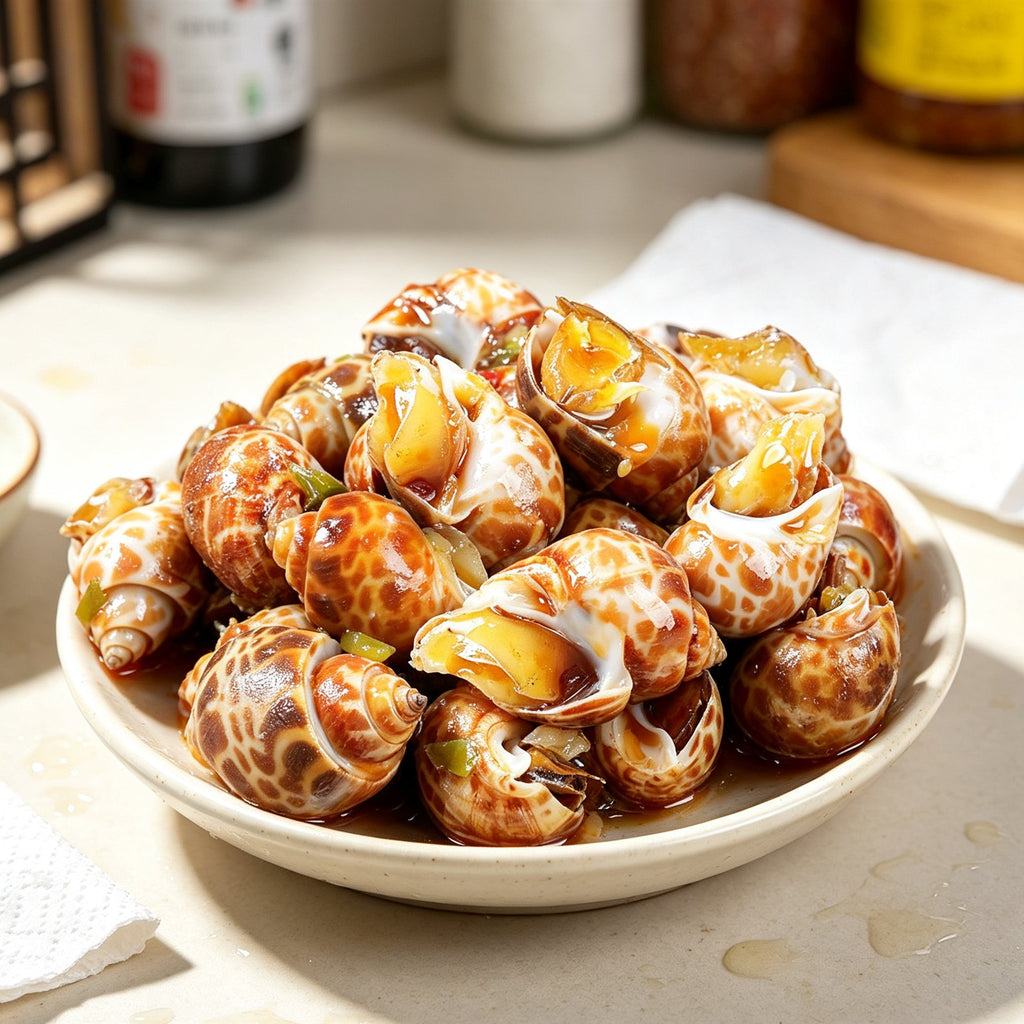 Fresh Marinated Spotted Sea Snails