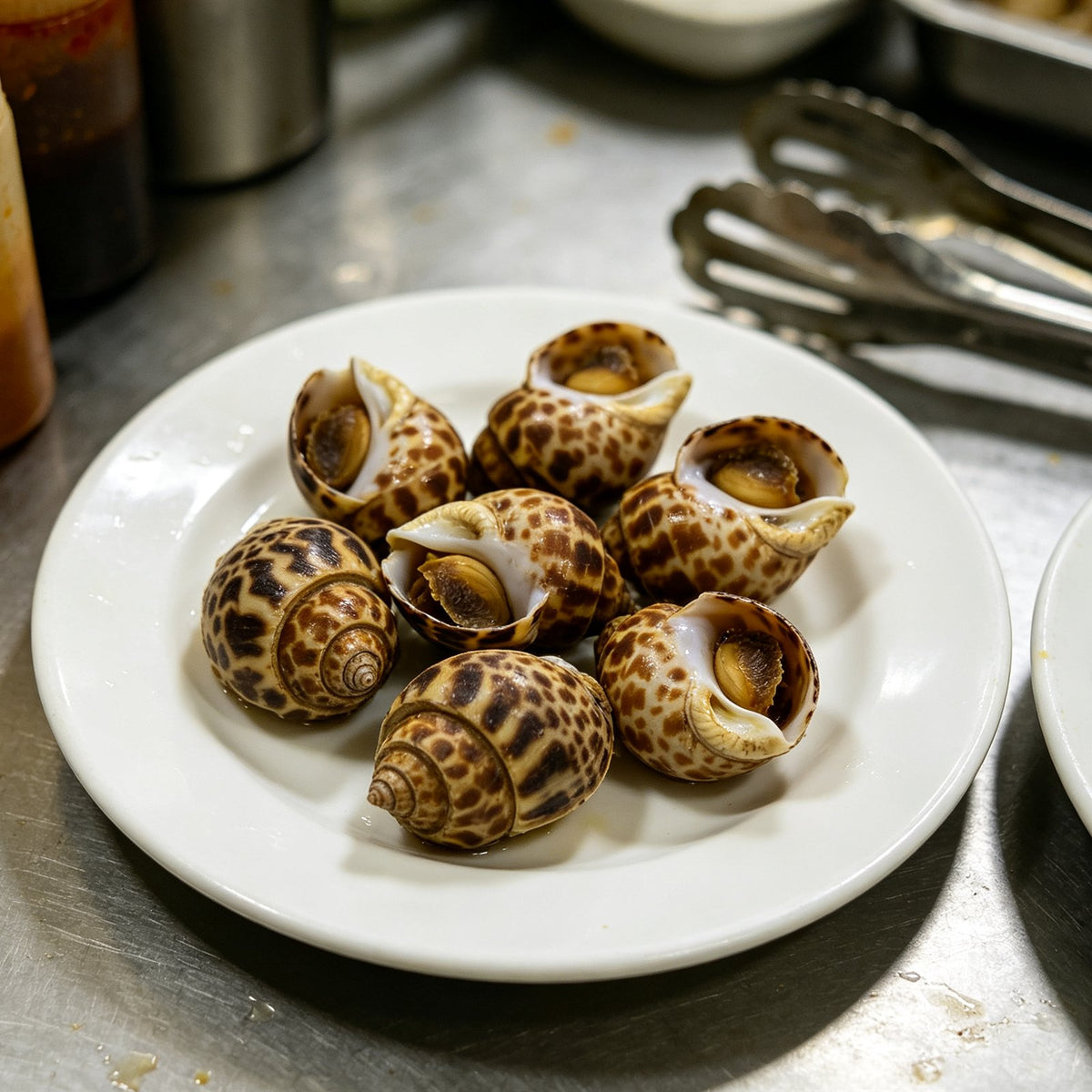 Fresh Marinated Spotted Sea Snails